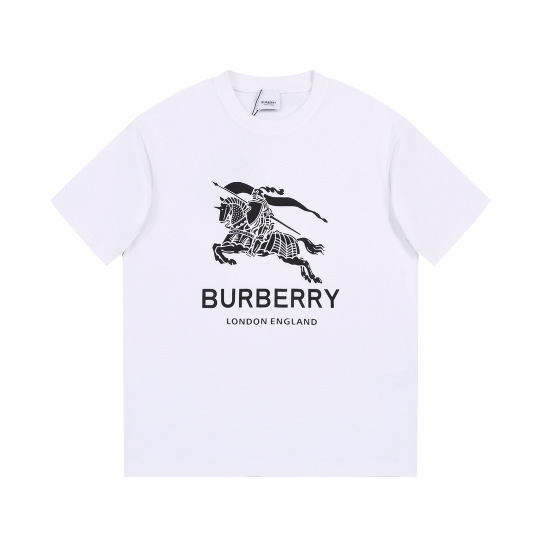 160 Burberry/巴宝莉 23SS新骑士战马印花T恤短袖