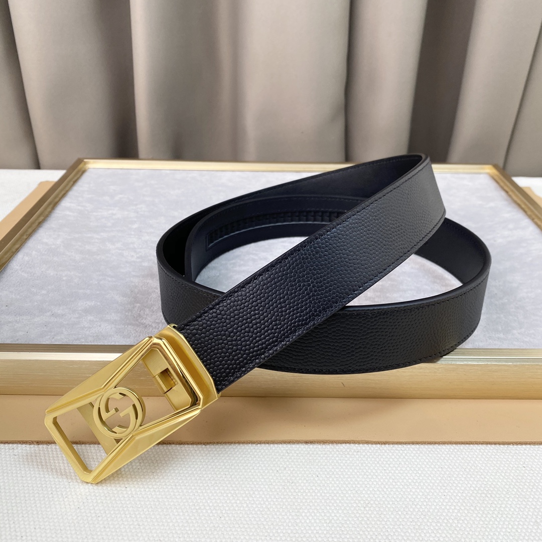 男士古奇柔软细腻百搭大方宽3.5CM