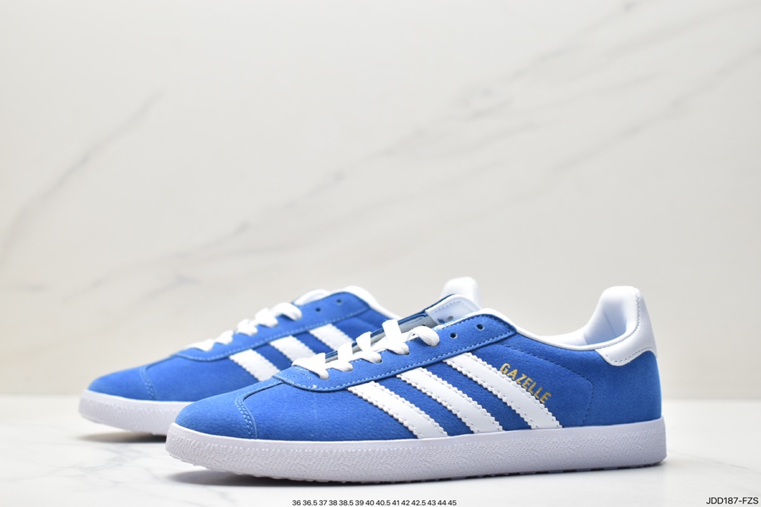 adidas Originals Gazelle 85 Clover casual non-slip wear-resistant low-cut sneakers GX2207