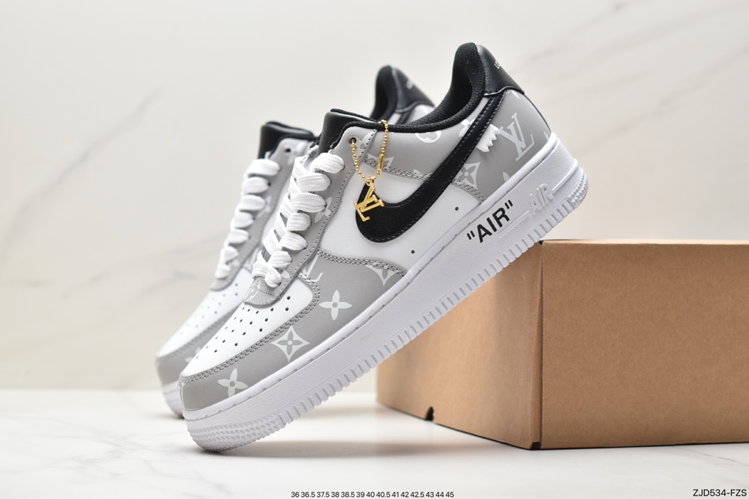 Lv x Nike Air Force 1 Low Louis Vuitton LV co-branded Air Force 1 low-top sports and leisure sneakers 1A9VYG