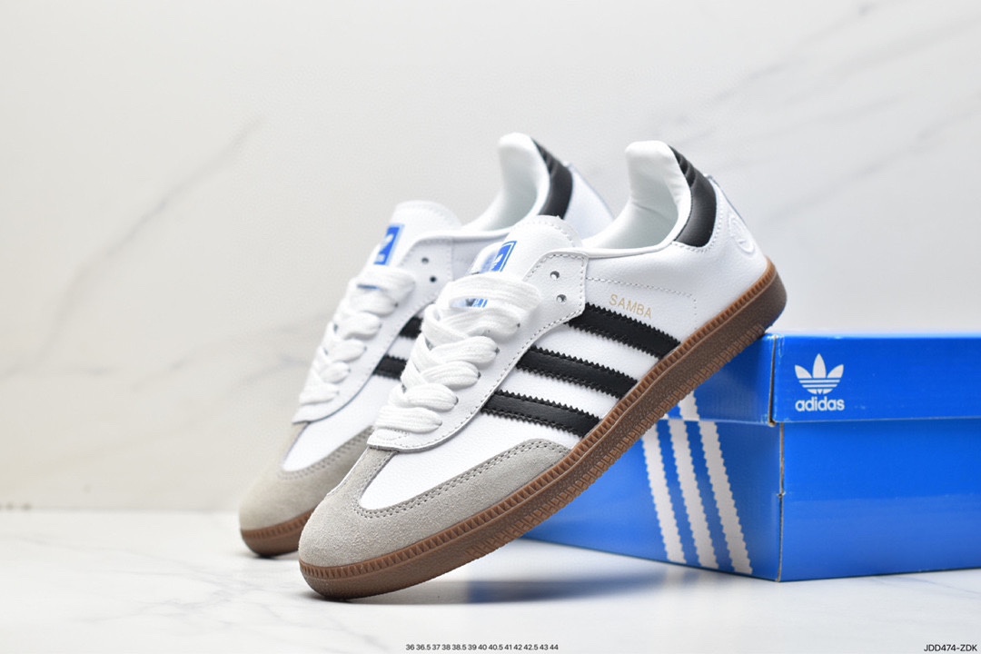 Adidas Originals Samba OG Samba series gentleman's moral training football versatile leather sneakers GX6806