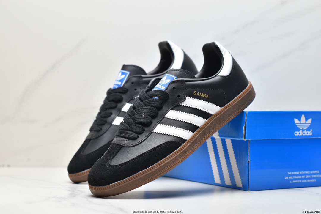 Adidas Originals Samba OG Samba series gentleman's moral training football versatile leather sneakers GX6806