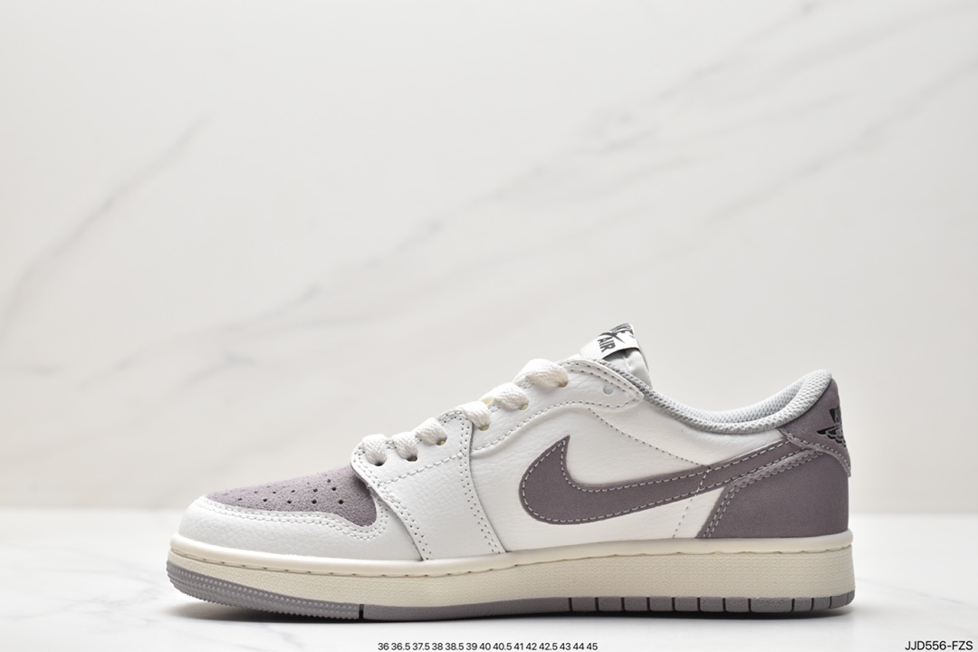 130 耐克Nike Air Jordan 1 Retro Low OG”Atmosphere Grey”AJ1乔丹一代篮球鞋“新百白灰”CZ0790-101