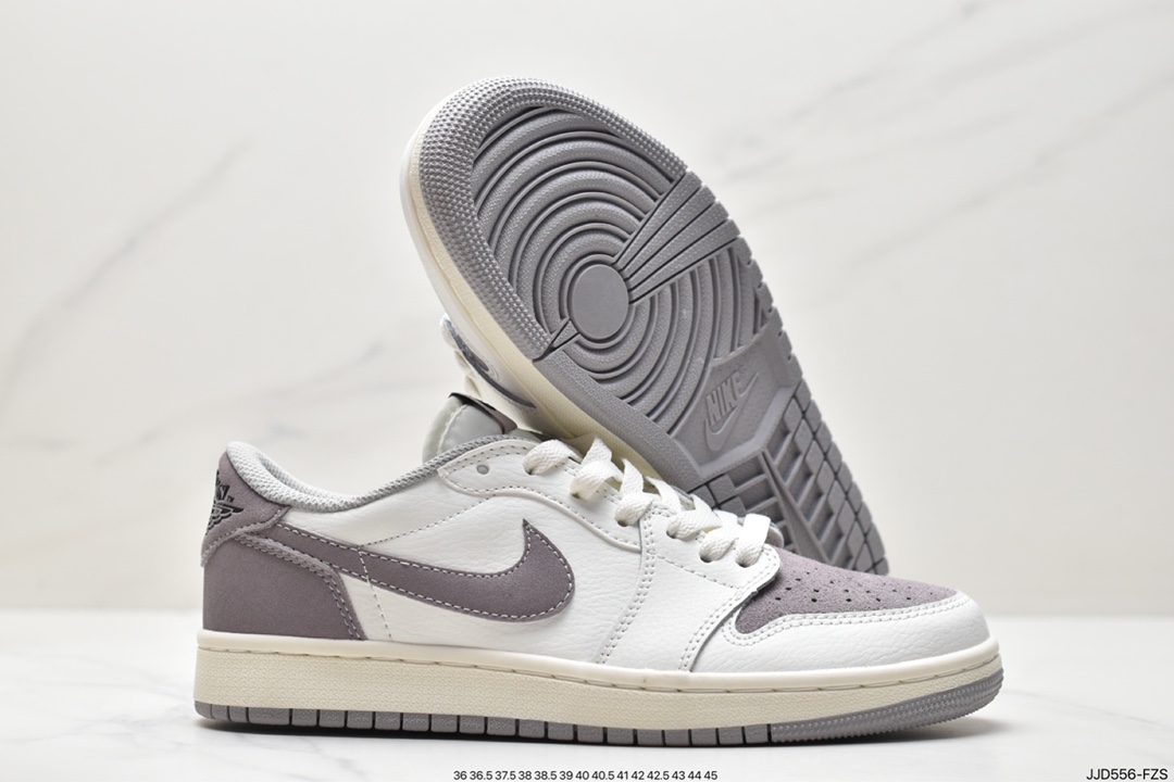 130 耐克Nike Air Jordan 1 Retro Low OG”Atmosphere Grey”AJ1乔丹一代篮球鞋“新百白灰”CZ0790-101