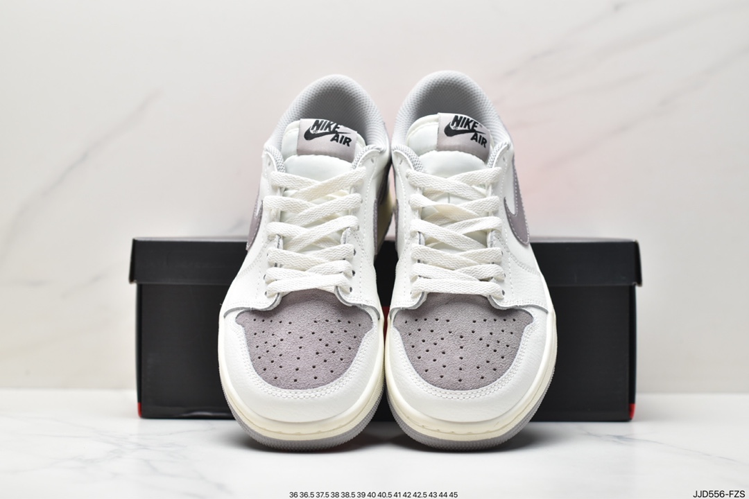 130 耐克Nike Air Jordan 1 Retro Low OG”Atmosphere Grey”AJ1乔丹一代篮球鞋“新百白灰”CZ0790-101