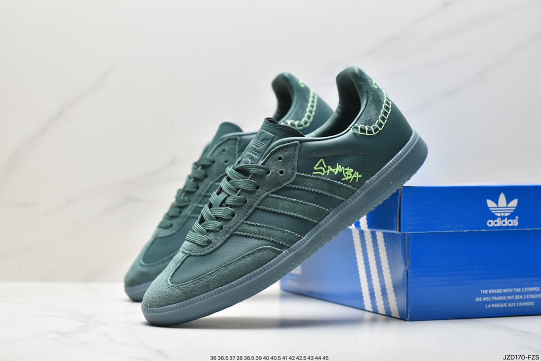 Adidas Originals Samba OG Samba series gentleman's moral training football versatile leather sneakers FW7458