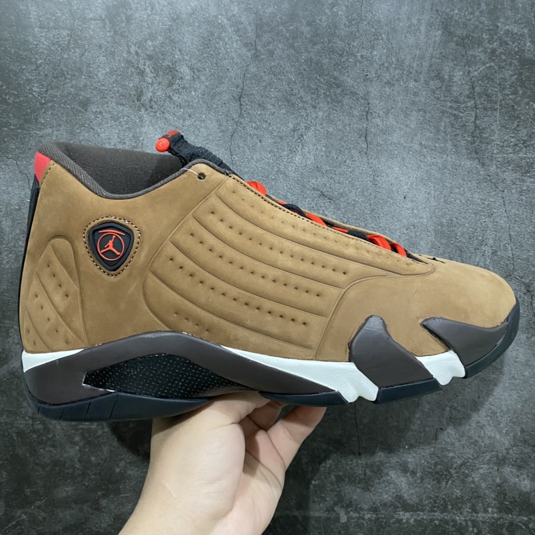 【God版】Air Jordan AJ14  Winterized古铜色小兵马俑  DO9406-200市场老牌工厂产物 专注14代 顶级品质 原厂麂皮材料 真碳大底 尺码：40-47.5-莆田鞋批发中心