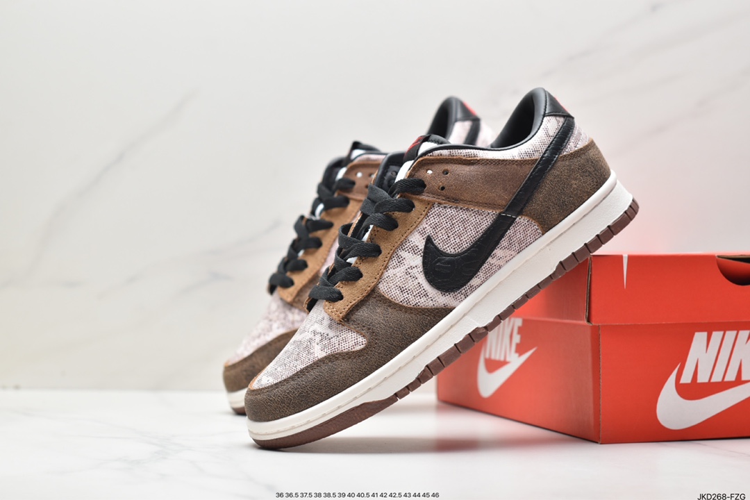 160 Nike SB Dunk Low CO.JP 潮流 棕黑蛇纹大厂出品 FJ5434-120