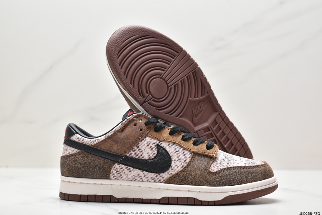 160 Nike SB Dunk Low CO.JP 潮流 棕黑蛇纹大厂出品 FJ5434-120