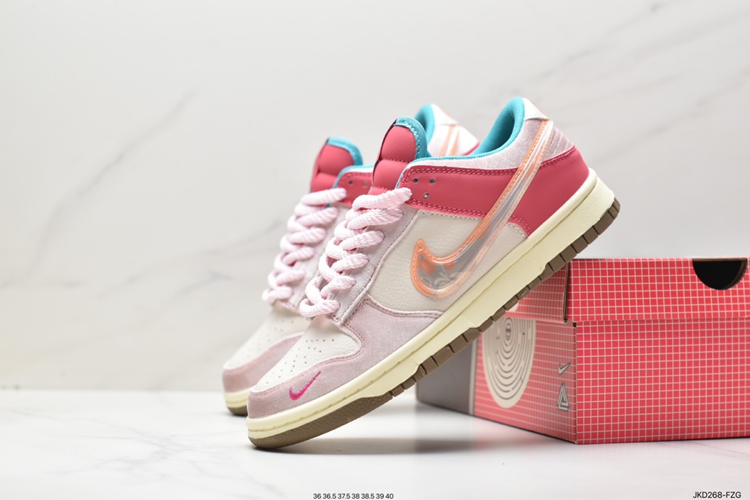 160 Social Status X Nike Dunk low 草莓牛奶 DM3349-600