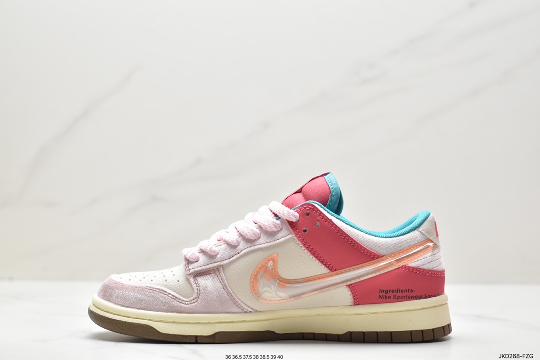 160 Social Status X Nike Dunk low 草莓牛奶 DM3349-600