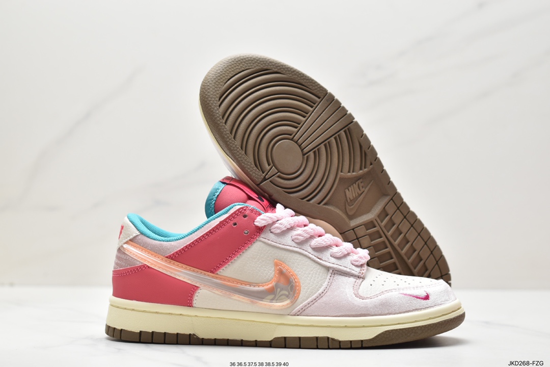 160 Social Status X Nike Dunk low 草莓牛奶 DM3349-600