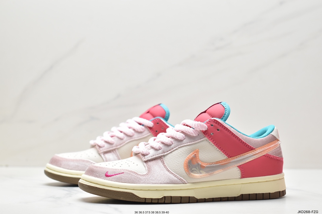160 Social Status X Nike Dunk low 草莓牛奶 DM3349-600