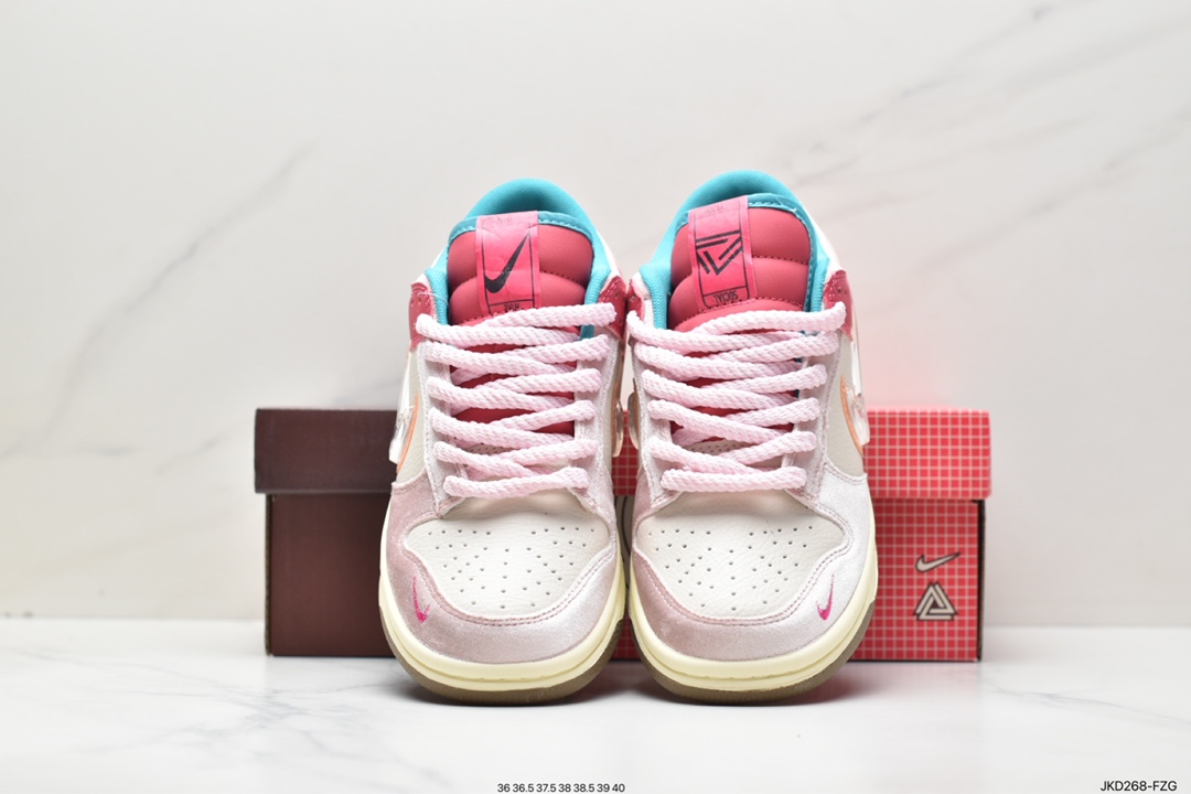 160 Social Status X Nike Dunk low 草莓牛奶 DM3349-600