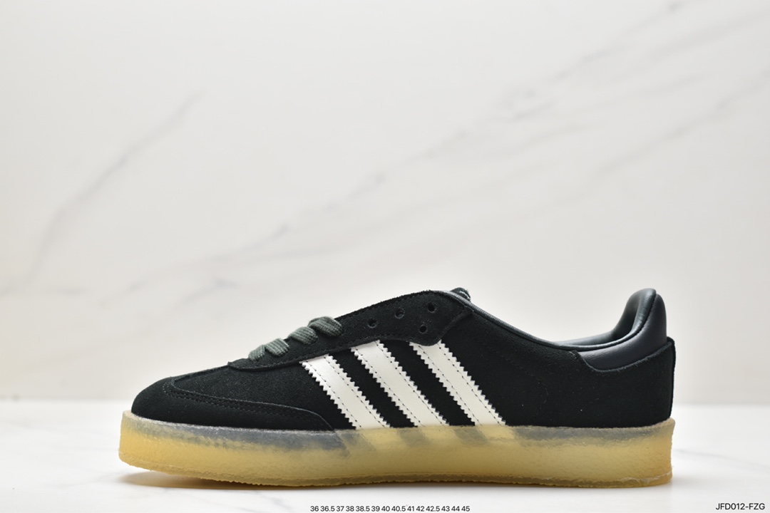 adidas SAMBA KITH CLARKS clover retro casual non-slip wear-resistant low-top sneakers ID7299