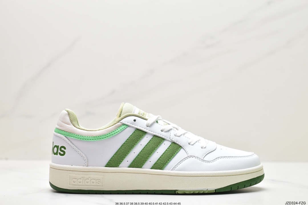 Clover adidas HOOPS 3.0MID Rome series mid-top retro lace versatile casual sports sneakers GY5434