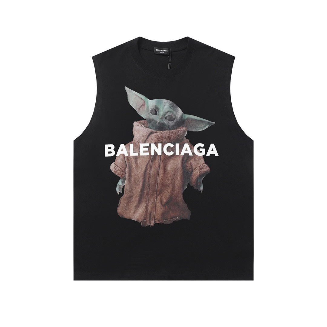 BALENCIAGA 巴黎世家 外星人 无袖背心