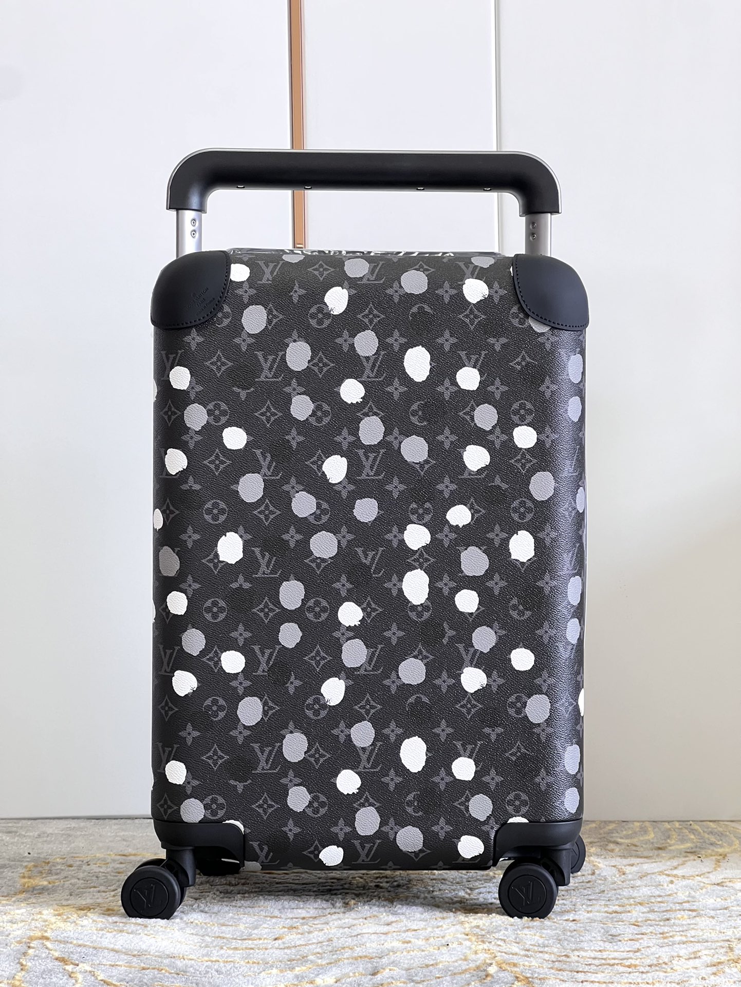 Louis Vuitton Bags Trolley Case Black Monogram Canvas