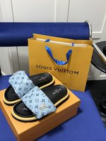 Louis Vuitton Shop
 Shoes Slippers Printing Rubber Sheepskin