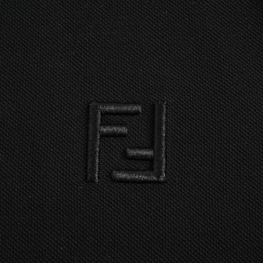 Fendi/芬迪 23ss 双F刺绣Polo短袖 fendi2023新款纯棉面料经典款POLO衫