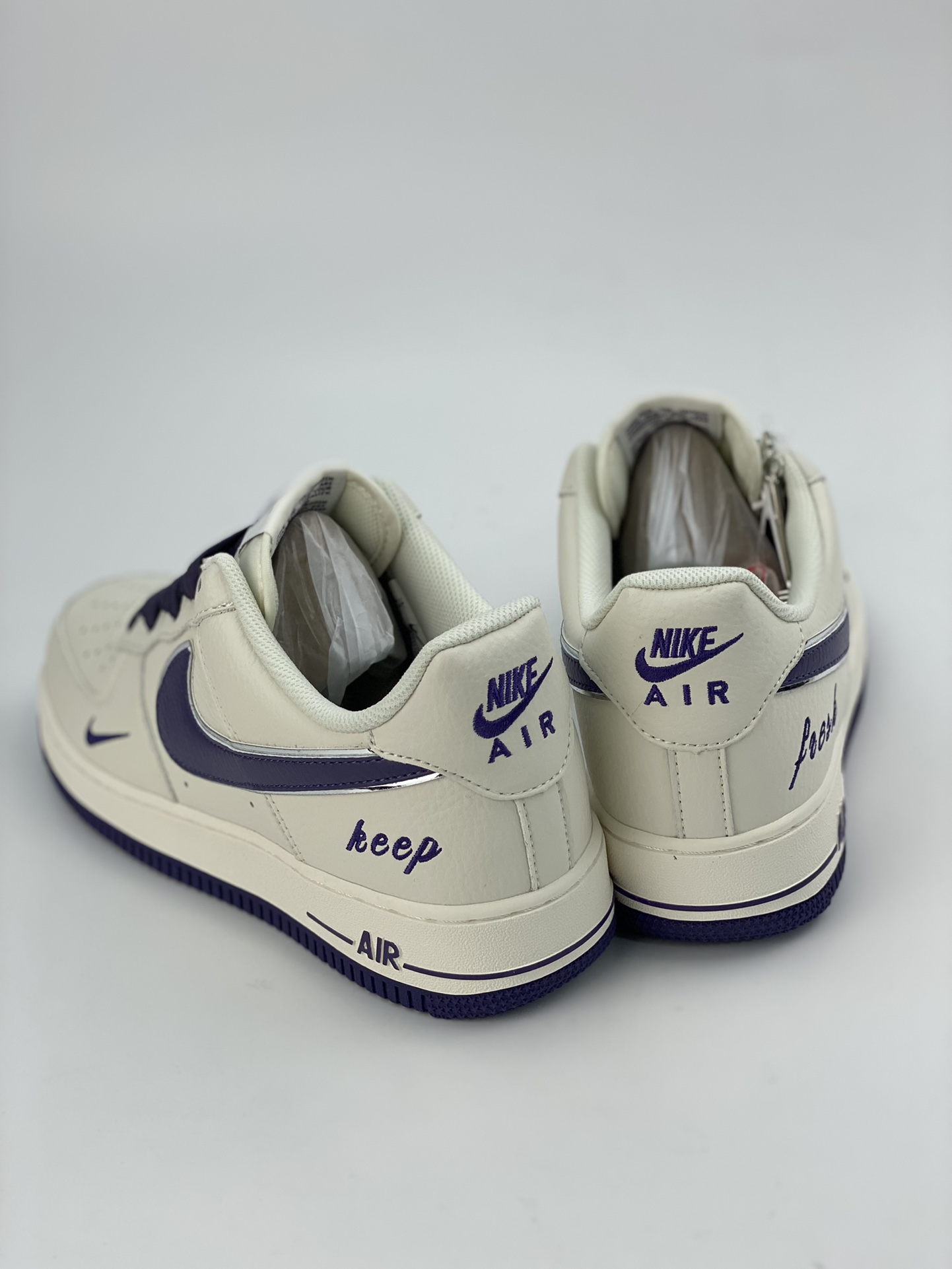 Nike Air Force 1 Low 07 Dark Purple Beige BM2023-103