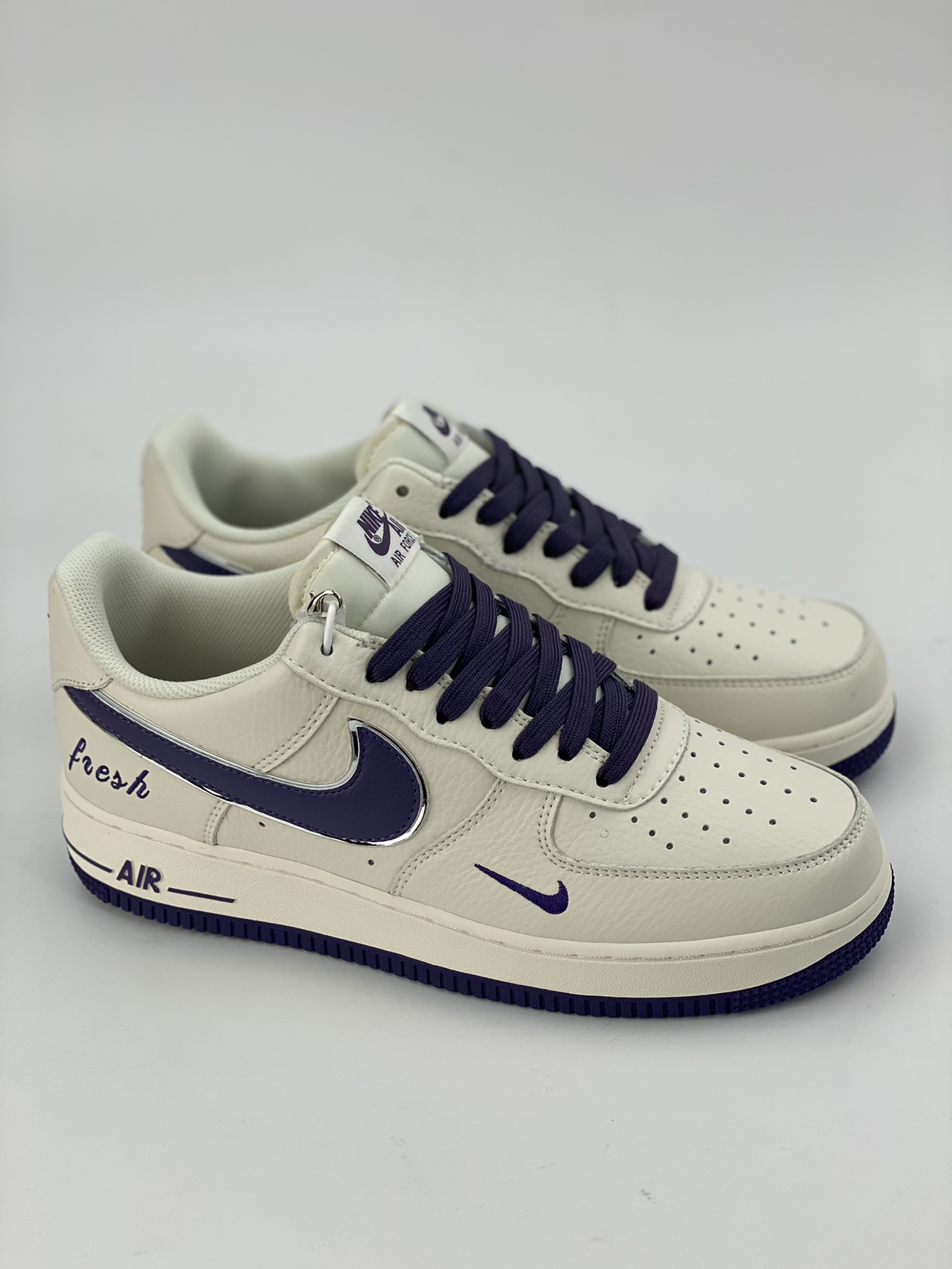 Nike Air Force 1 Low 07 Dark Purple Beige BM2023-103