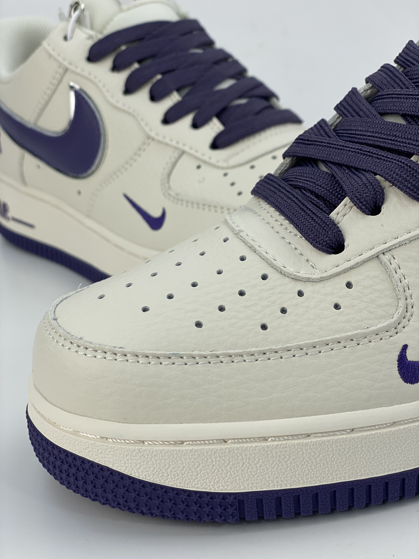 Nike Air Force 1 Low 07 Dark Purple Beige BM2023-103