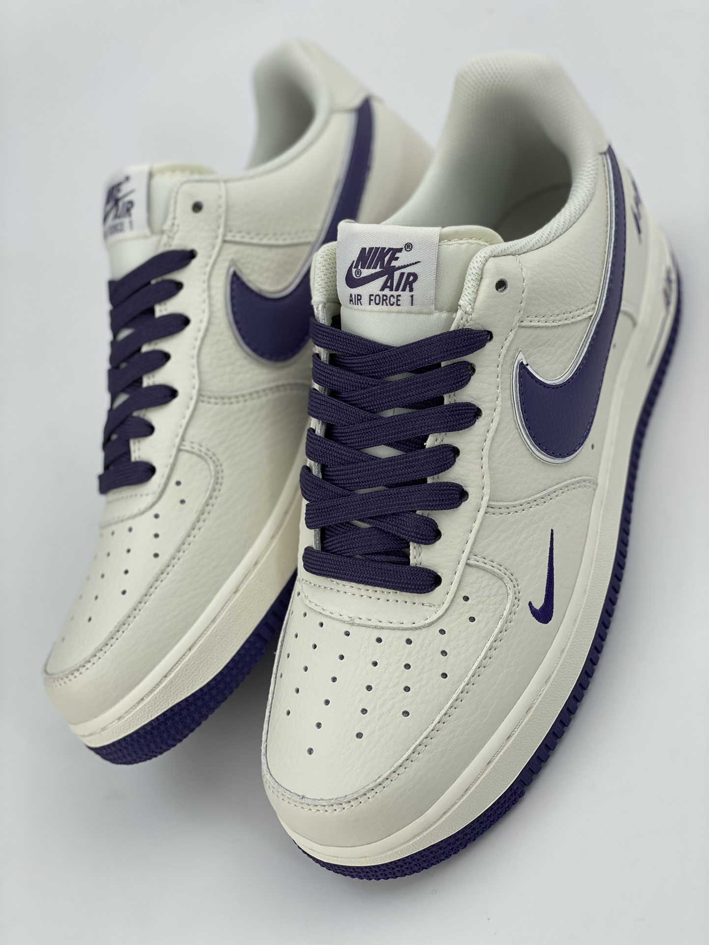 Nike Air Force 1 Low 07 Dark Purple Beige BM2023-103