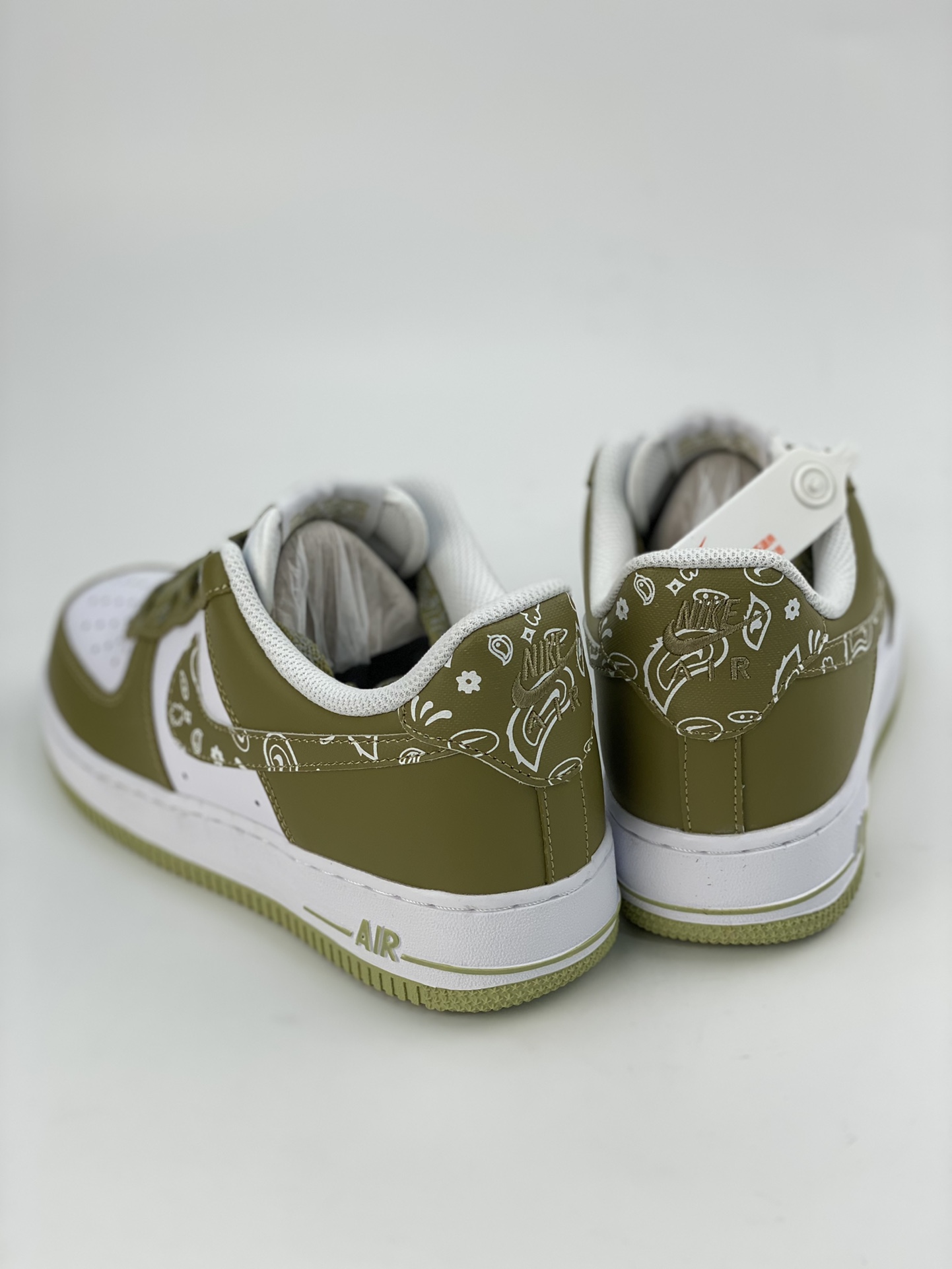 Nike Air Force 1 Low 07 White Green Cashew Flower XM6386-556