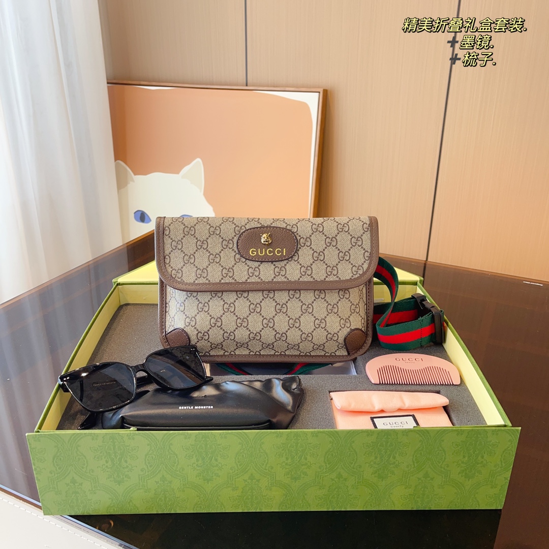 Gucci Marmont Torby na pasku & saszetki Drukowanie Unisex