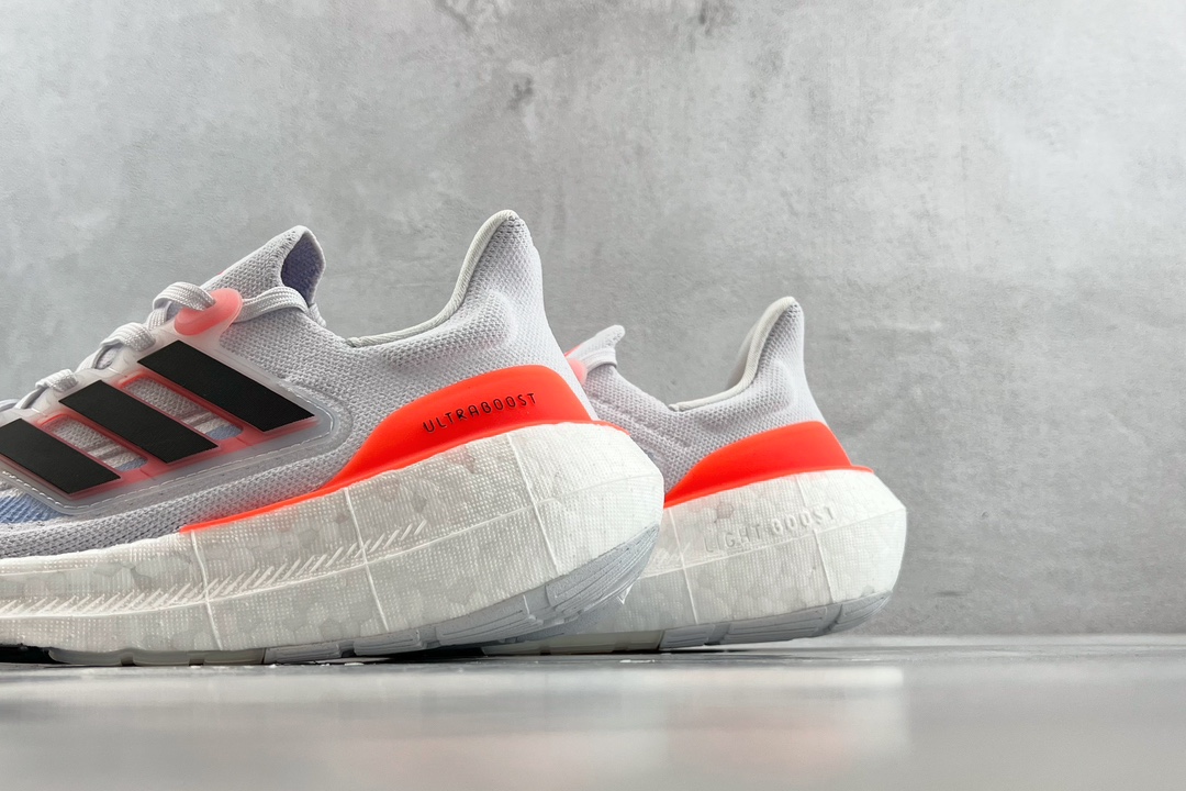 adidas Uitraboost Light White Black Orange HQ6351