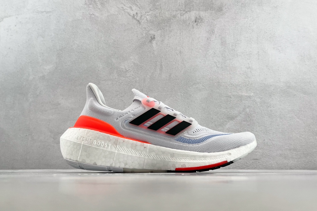 adidas Uitraboost Light White Black Orange HQ6351