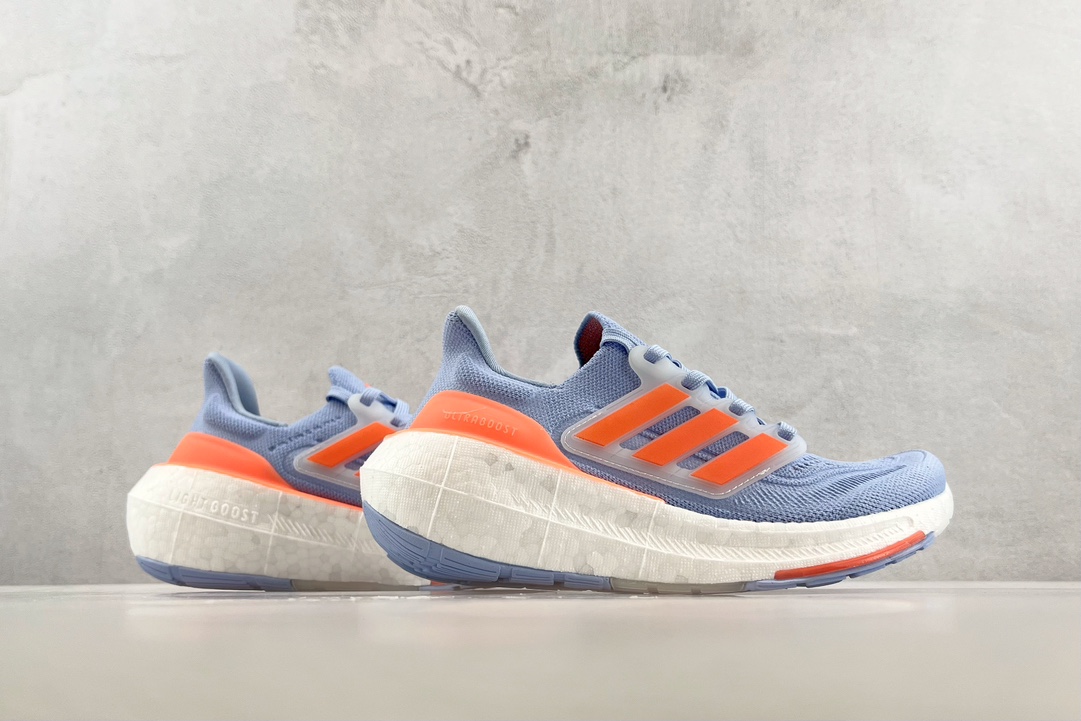 adidas Ultraboost Light Blue White Orange HQ6347