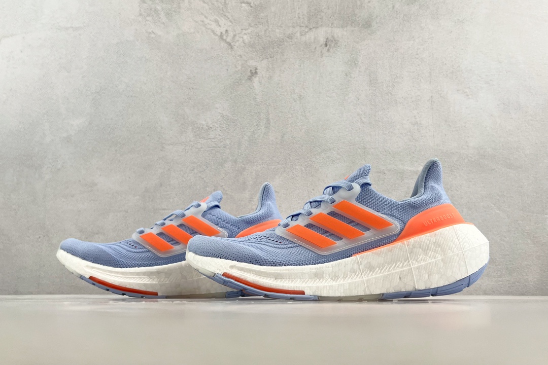 adidas Ultraboost Light Blue White Orange HQ6347