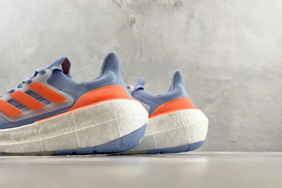 adidas Ultraboost Light Blue White Orange HQ6347