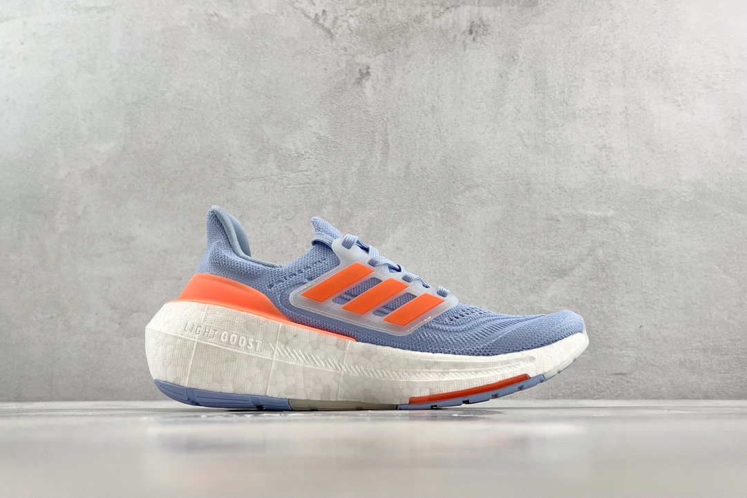 adidas Ultraboost Light Blue White Orange HQ6347