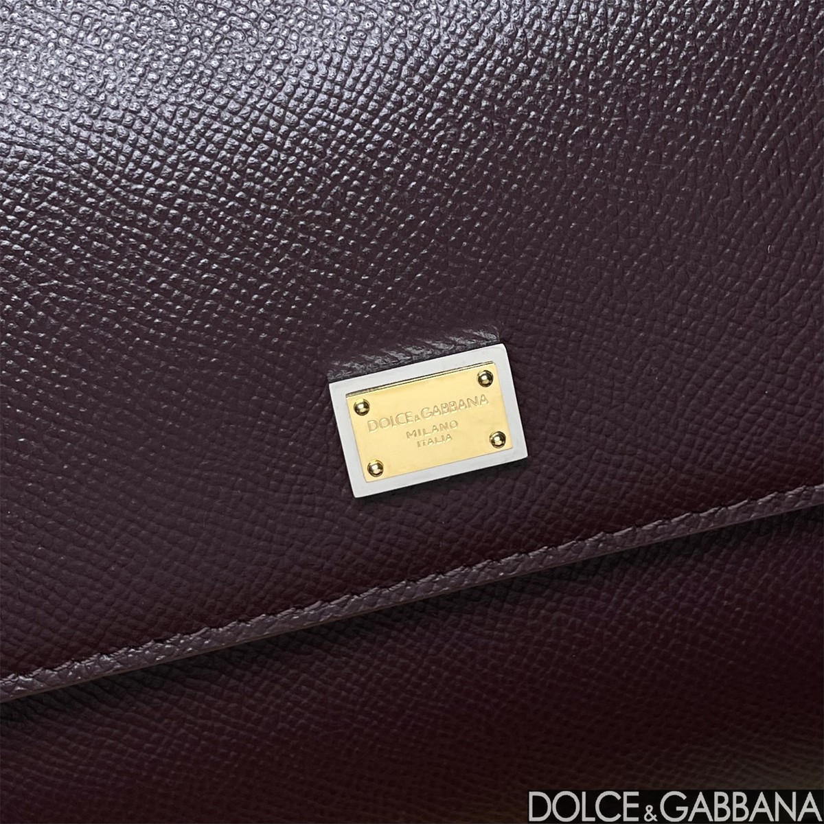 Dolce & Gabbana Sicily Small Red Leather Shoulder Bag - Iconic Design 8 a1685291880666 0674