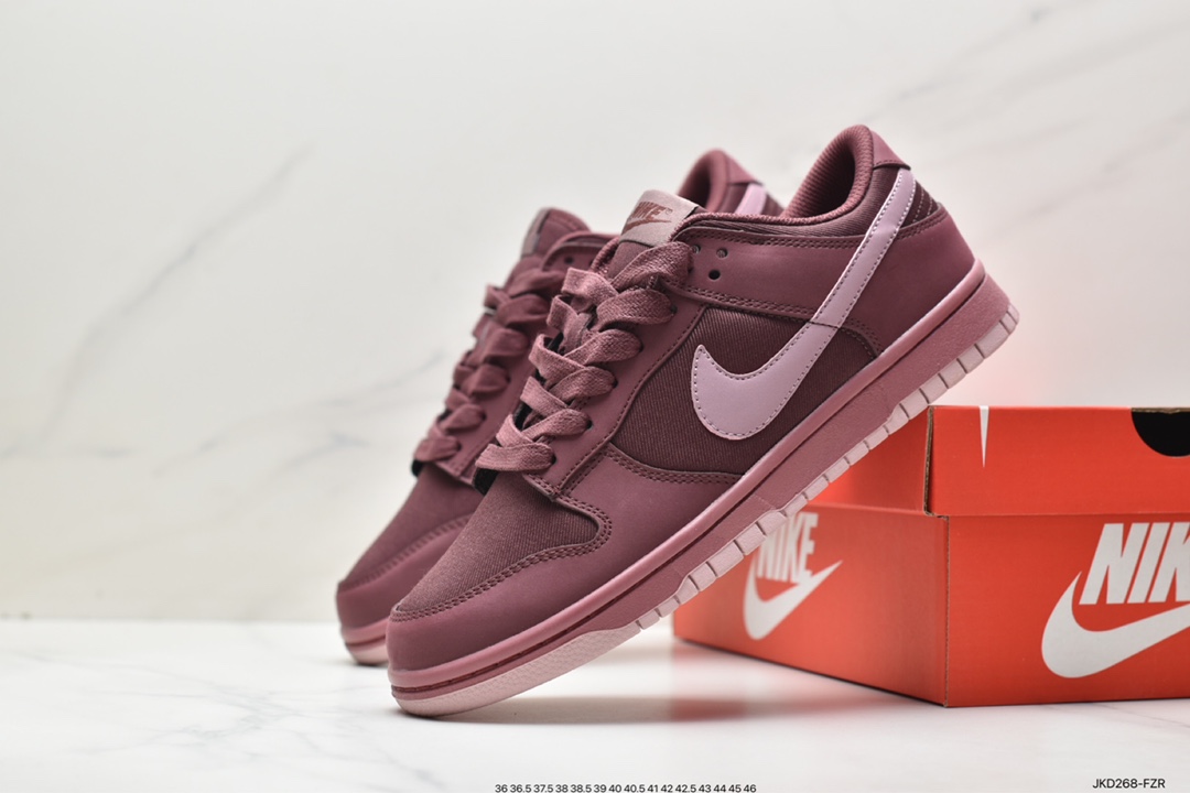 160 Nike SB Dunk Low”Grey/Black/Orange/Mini Swoosh”扣篮系列低帮板鞋 FB8895-300