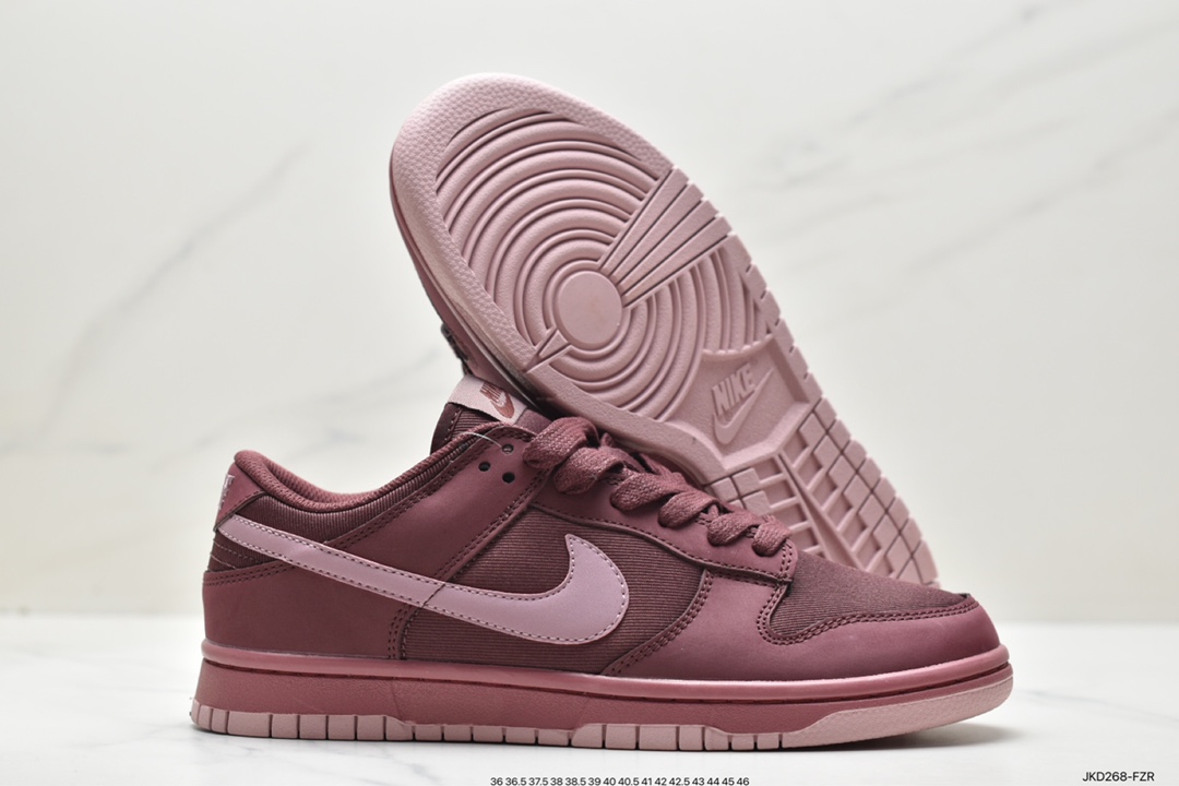 160 Nike SB Dunk Low”Grey/Black/Orange/Mini Swoosh”扣篮系列低帮板鞋 FB8895-300