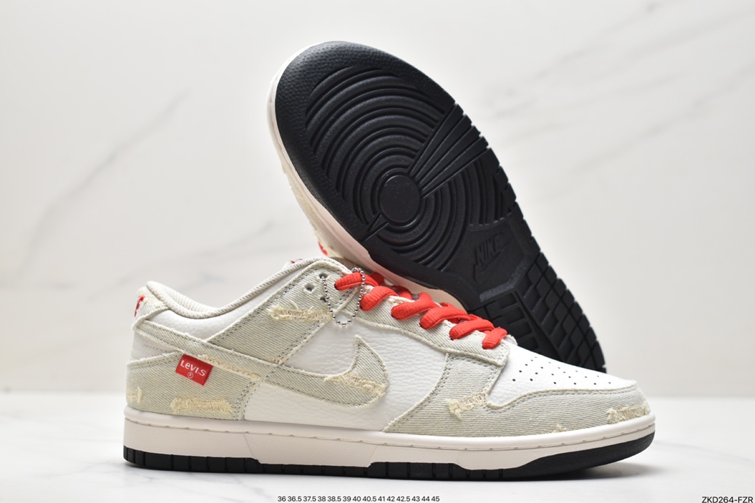 270 李维斯联名  Nike SB Dunk Low Levis牛仔破洞低帮休闲板鞋 LE0021-003