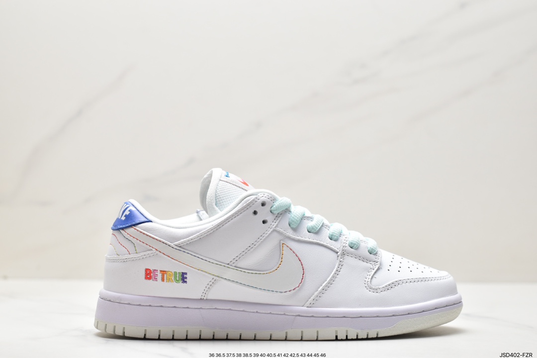 200 Nike SB Dunk Low Be True 彩虹 从此次 BE TRUE 的彩虹主题 DR4876-100