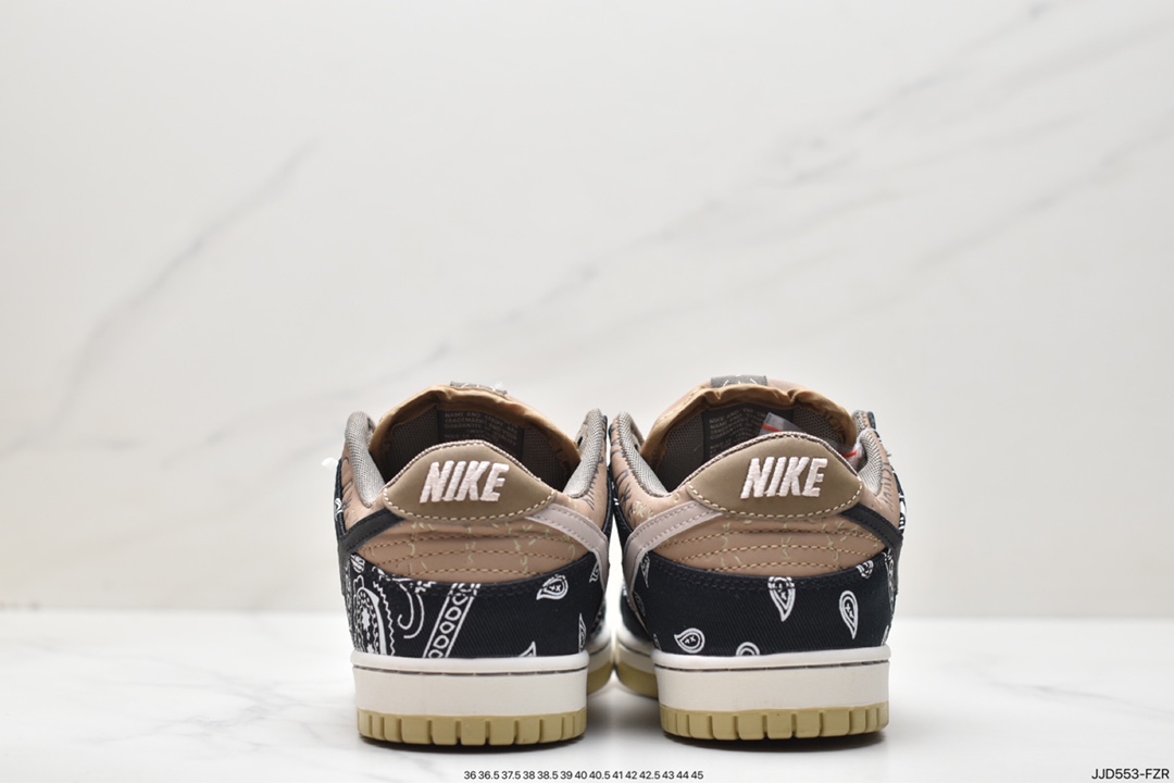 130 众明星同款，说唱歌手·斯科特再度联乘Travis Scott x Nike SB Dunk Low”Jackboys”扣篮系列低帮 CT5053-001