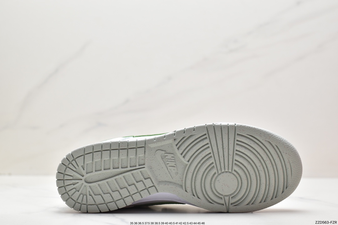 250 Nike SB Dunk Low 青提奶绿 白浅绿解构抽绳鞋带 DN1431-102