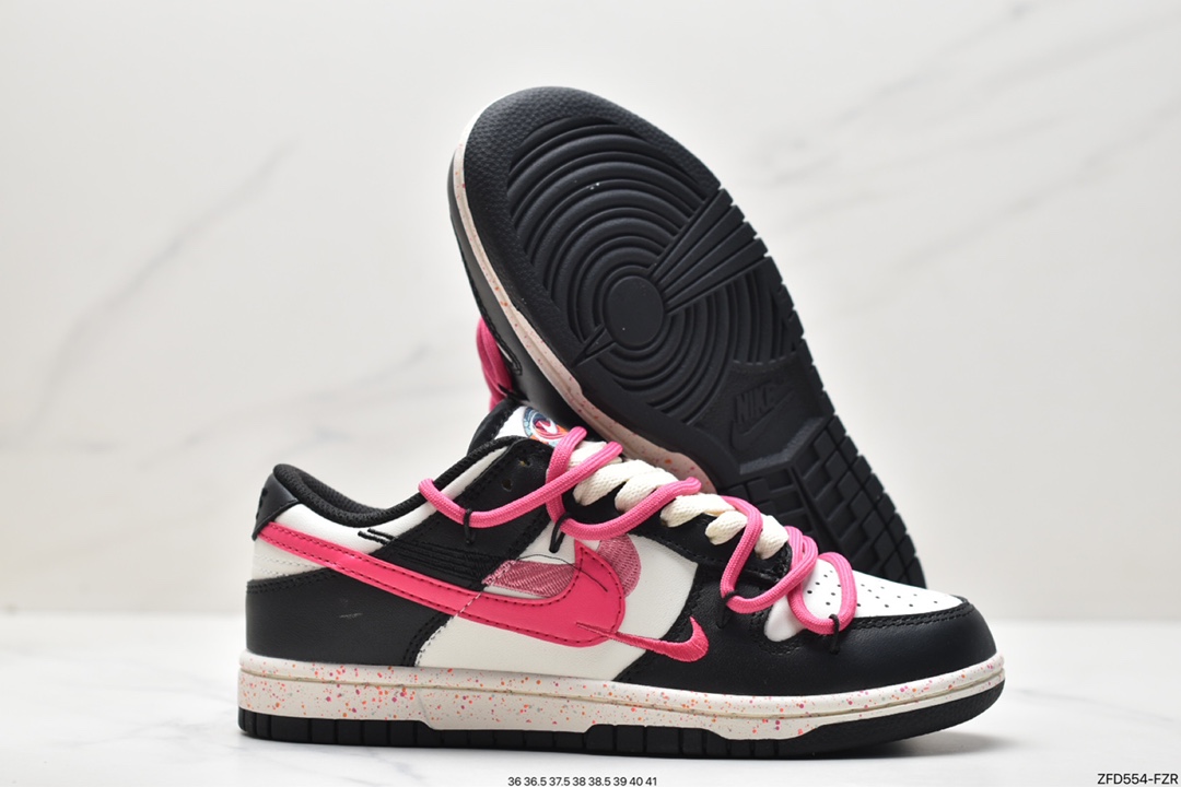 280 Nike SB Dunk Low”Milk White/Pink/Smile”扣篮系列低帮板鞋 FD4623-131