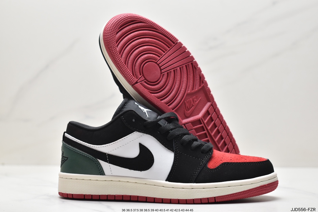 130 耐克Nike Air Jordan 1 Mid”Green Yellow”AJ1乔丹一代中帮篮球鞋 DQ6703-100
