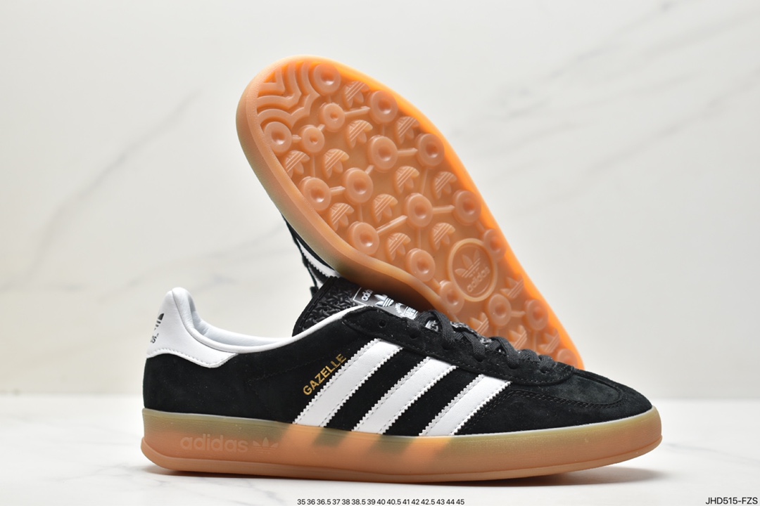 Adidas Originals Gazelle Indoor clover retro casual non-slip wear-resistant low-cut sneakers HQ8718