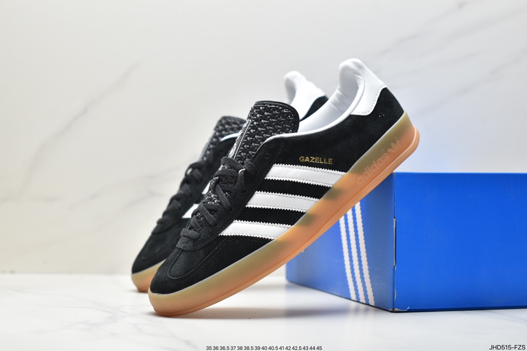 Adidas Originals Gazelle Indoor clover retro casual non-slip wear-resistant low-cut sneakers HQ8718