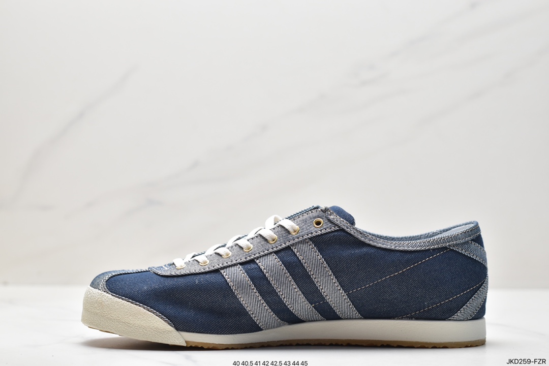 Adidas DENIM ITALIA SPZL handball player series versatile casual sports shoes ”suede beige black caramel bottom” HP8843