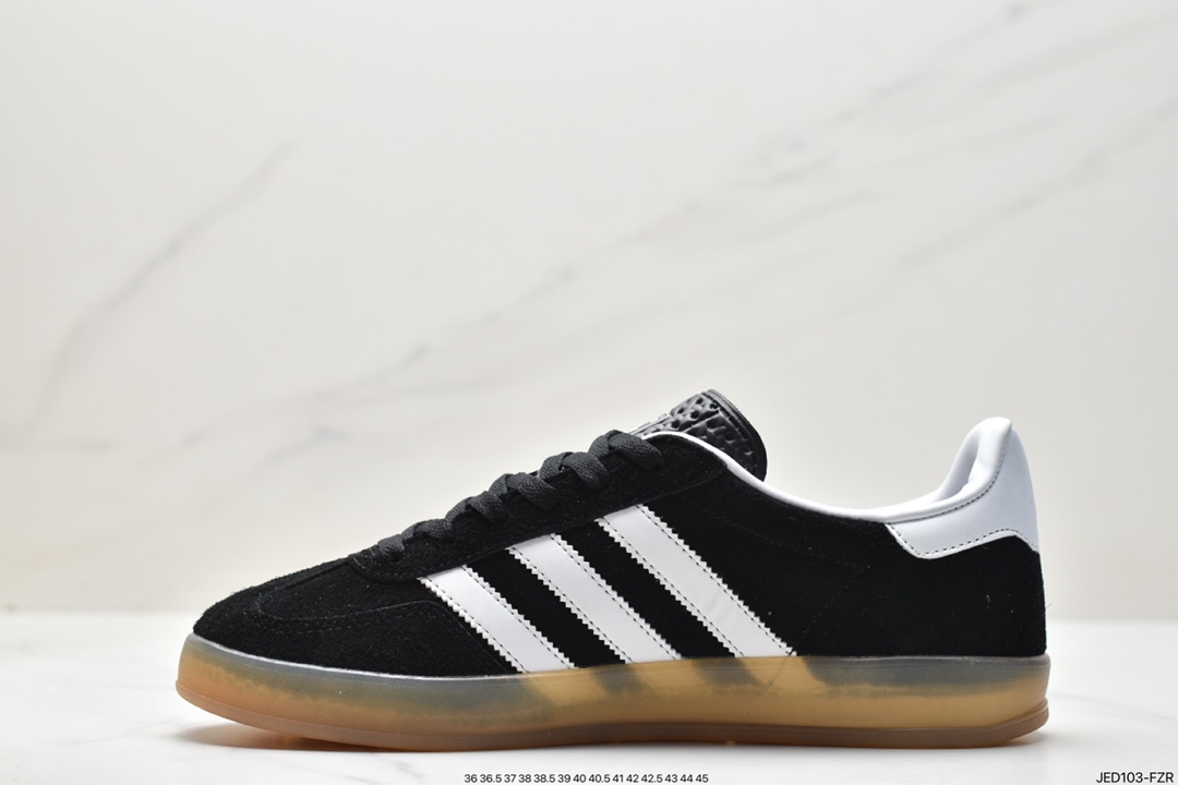 Adidas Originals Gazelle Indoor clover retro non-slip wear-resistant low-cut sneakers HO6259