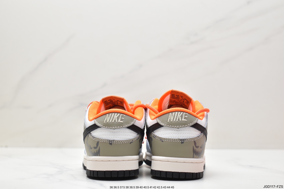 180 Nike SB Dunk Low”Green/Beige”绑绳解构风 系列低帮休闲运动滑板板鞋 DD1503-013